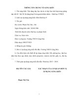 Vận dụng dạy học dự án và dạy học tích hợp trong giảng dạy tiết 62, bài 58 sử dụng hợp lí tài nguyên thiên nhiên sinh học 9 THCS 