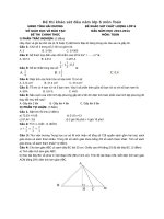 Đề thi khảo sát đầu năm lớp 6 môn Toán