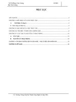 Báo cáo thực tập tốt nghiệp  tìm hiểu về điều hòa không khí