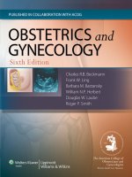 Beckmann’ s obstetrics and gynecology 6th edition