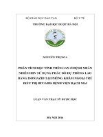 PHÂN TÍCH độc TÍNH TRÊN GAN ở BỆNH NHÂN NHIỄM HIV sử DỤNG PHÁC đồ dự PHÒNG LAO BẰNG ISONIAZID tại PHÒNG KHÁM NGOẠI TRÚ