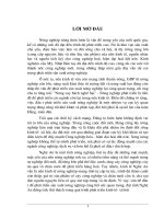 Luận văn đầu tư phát triển nông nghiệp tỉnh nghệ an thực trạng và giải pháp 