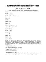 dap an THCS ca nhan 2014