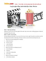Luyện nghe tiếng Anh trình độ cơ bản: Movies