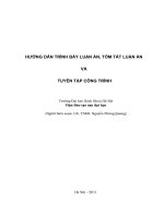 Hướng dẫn trình bày luận án Tiến sĩ HUST