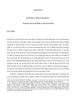 ĐỔI MỚI VÀ TÍNH NĂNG ĐỘNG Tương tác gIữa các Hệ thống và Tiến bộ Kỹ thuật