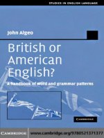 (Cambridge university press) british or american english   a handbook of word and grammar pattern 
