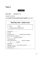 Cambridge IELTS 8 test 4 