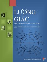 chuyên đề lượng giác luyện thi thptqg