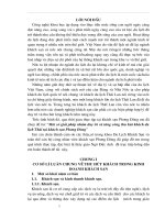 Luận văn một số giải pháp nhằm duy trì và tăng cường thu hút khách du lịch thái tại khách sạn phương đông 