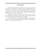 Luận văn thực trạng và 1 số giải pháp chủ yếu nhằm chuyển dịch cơ cấu kinh tế nông thôn huyện thanh trì theo hướng CNH   hđh 