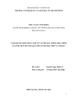 TIEU LUAN CUOI KHOA THANH TRA CO LY KIEN GIANG