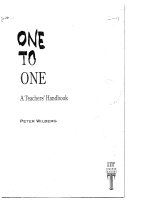 One to one   a teachers handbook   wilberg peter 