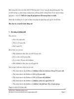 TỪ VỰNG PARAPHRASE các CHỦ NGỮ TRONG IELTS WRITING TASK 1