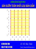 Hướng dẫn làm đồ án bê tông Khoa Xây dựng trường Đại  học Bách khoa Hồ Chí Minh