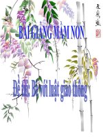 Bài giảng điện tử đề tài Bé với luật giao thông