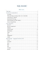 Học SQL từ con số không