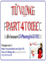 Từ vựng part 4 cuả bài thi toeic