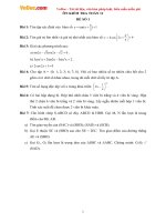 11 đề ôn tập hè môn Toán lớp 11