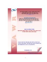 ĐỀ TÀI ĐỘC LẬP CẤP NHÀ NƯỚC: NGHIÊN CỨU ẢNH HƯỞNG HOẠT ĐỘNG KHAI THÁC CÁT                 ĐẾN THAY ĐỔI LÒNG DẪN SÔNG CỬU LONG (SÔNG TIỀN, SÔNG HẬU) VÀ ĐỀ XUẤT GIẢI PHÁP QUẢN LÝ, QUY HOẠCH KHAI THÁC HỢP LÝ