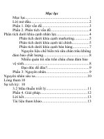 Tiểu luận đạo đức kinh doanh phân tích vấn đề về trà sữa trân châu dưới góc độ đạo đức