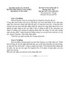 tuyen tap de thi vao lop 10 chuyen van