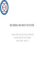 HỆ THỐNG THU PHÁT VÔ TUYẾN