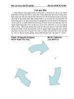 Báo cáo thực tập tình hình HĐKD và phân tích một số chỉ tiêu tài chính tại ngân hàng AGRIBANK