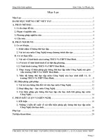 Sáng kiến kinh nghiệm tìm hiểu hứng thú học tập môn công nghệ khối 11, 12 của học sinh THPT