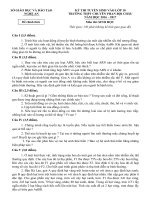 DE THI TUYEN SINH VAO PBC 2016   2017 SINH