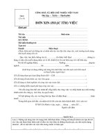 Đơn Xin Việc Hiệu QuẢ