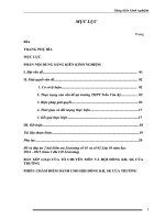 Thiết kế một số hoạt động trong phần post listening tiếng anh 10 chương trình chuẩn tại trường THPT trần văn kỷ