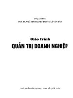 giáo trình quản trị doanh nghiệp