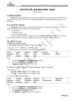 SUBJUNCTIVE MOOD (the gia dinh)