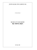 quản lý vận hành hệ thống điện