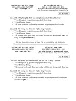 Bộ đề mô hình hóa và nhận dạng 