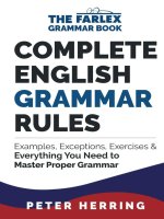 Complete english grammar rules 
