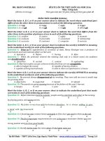 ĐỀ THI THỬ THPT QG 20162017