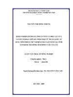Khảo nghiệm, đánh giá tính an toàn và hiệu lực của vacxin vô hoạt nhũ dầu PRRS nhập từ trung quốc, sử dụng tiêm phòng thử nghiệm ở đàn lợn nuôi tại 4 tỉnh nam định, thái bình, ninh bình và hà tây (cũ)  