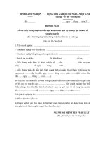 Đơn đề nghị cấp lại giấy chứng nhận đủ điều kiện kinh doanh dịch vụ quản lý quỹ hưu trí bổ sung tự nguyện