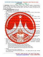 CHUYÊN ĐỀ TÍNHTỪ TIẾNG ANH