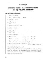 Tuyển tập 540 bài toán phương trình và bất phương trình đại số phần 2