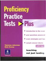 Proficiency practice tests plus 