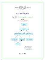 Đề tài Geometry - Tứ giác (Bài thu hoạch học phần Rèn luyện nghiệp vụ sư phạm 3)