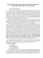 sáng kiến kinh nghiệm một số BIỆN PHÁP GIÚP học SINH KHIẾM THÍNHVIẾT ĐÚNG PHÂN môn CHÍNH tả 