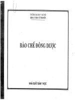 SÁCH THUỐC bào CHẾ ĐÔNG dược 