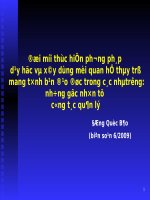 Doi moi thuc hien phuong phap day hoc va xay dung moi quan he thay tro mang tinh ban dao duc (sua)