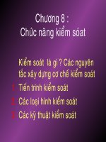 Chức năng kiểm soát trong quản trị
