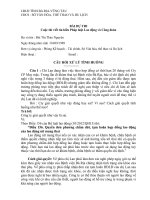 CÂU hỏi xử lý TÌNH HUỐNG