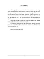 Tiểu luận các chỉ tiêu phản ánh nhu cầu cơ bản của con người 